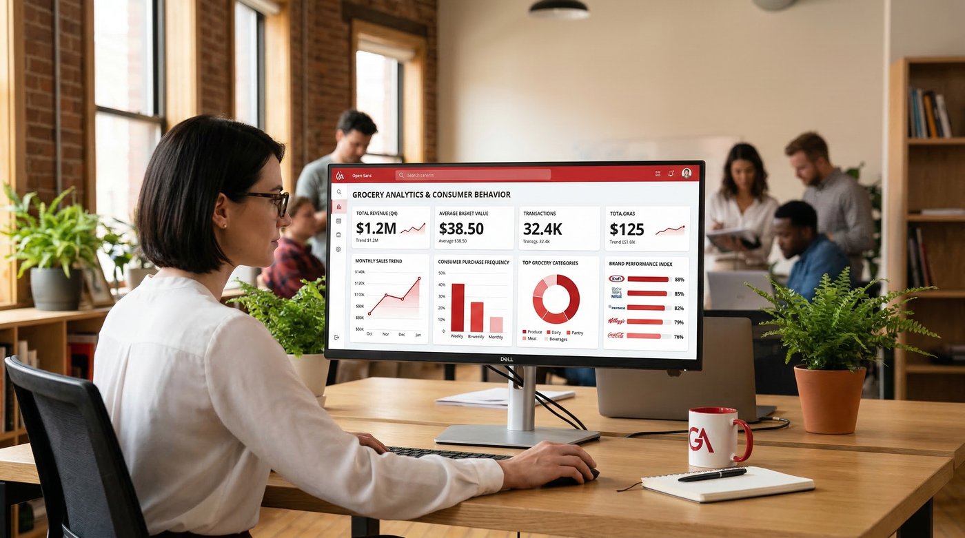 Data analytics dashboard