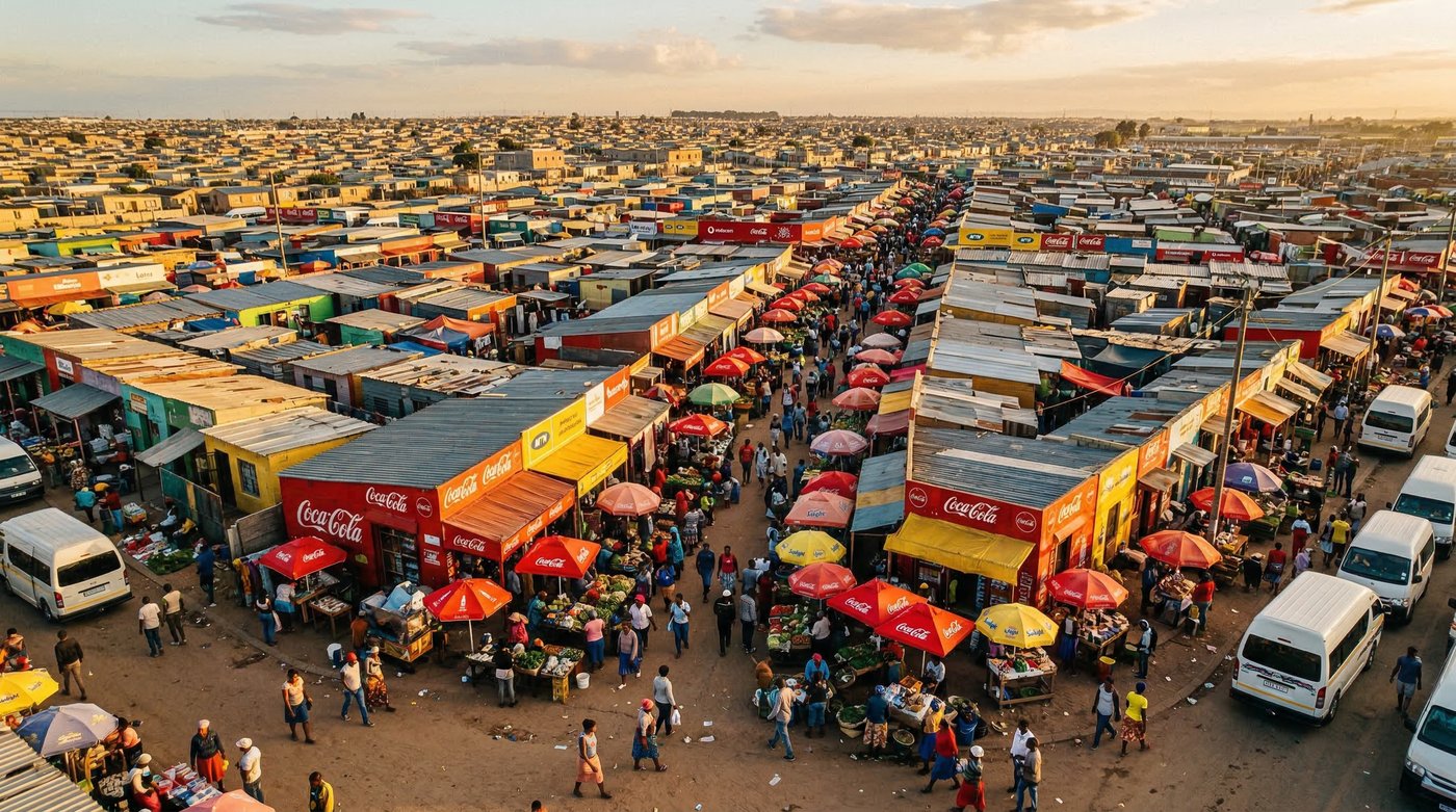 South African township market